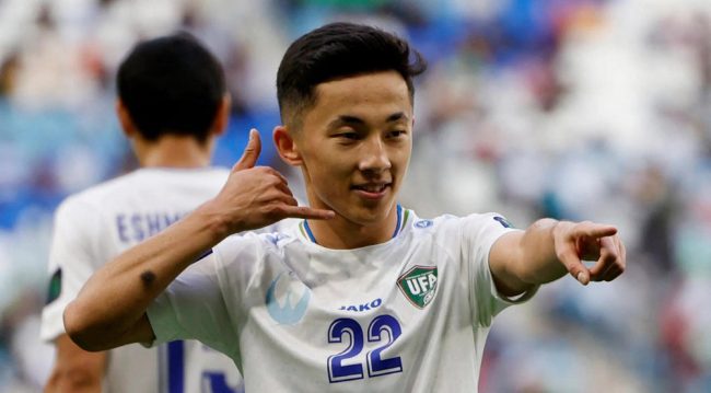 उज्बेकिस्तान एशियन कपको क्वाटरफाइनलमा