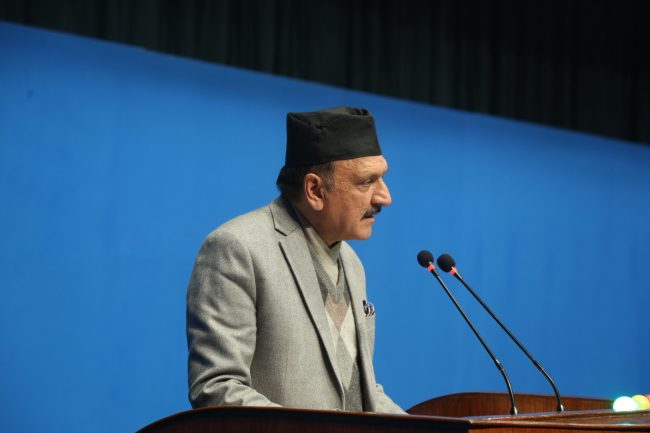 संसदमा आगामी बजेटका सिद्धान्त र प्राथमिकता पेस (पूर्णपाठ)