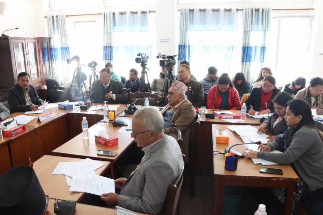 दुई संसदीय समितिको बैठक बस्दै