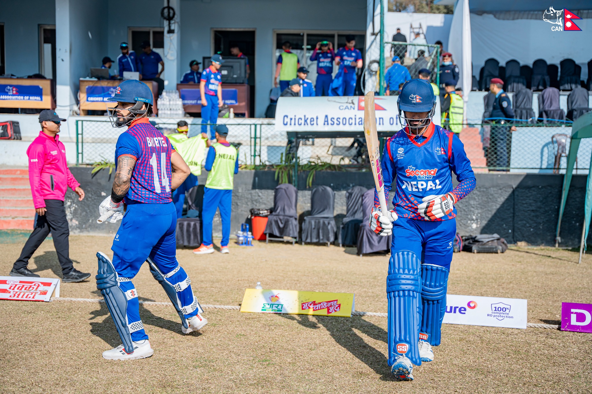 पहिलो पावरप्लेमा नेपालको स्कोर १ विकेटको क्षतिमा ५३ रन