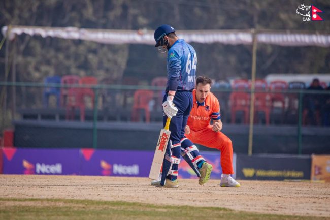 नेदरल्याण्डले जित्दा नेपाल अंक तालिकाको शीर्ष स्थानमा