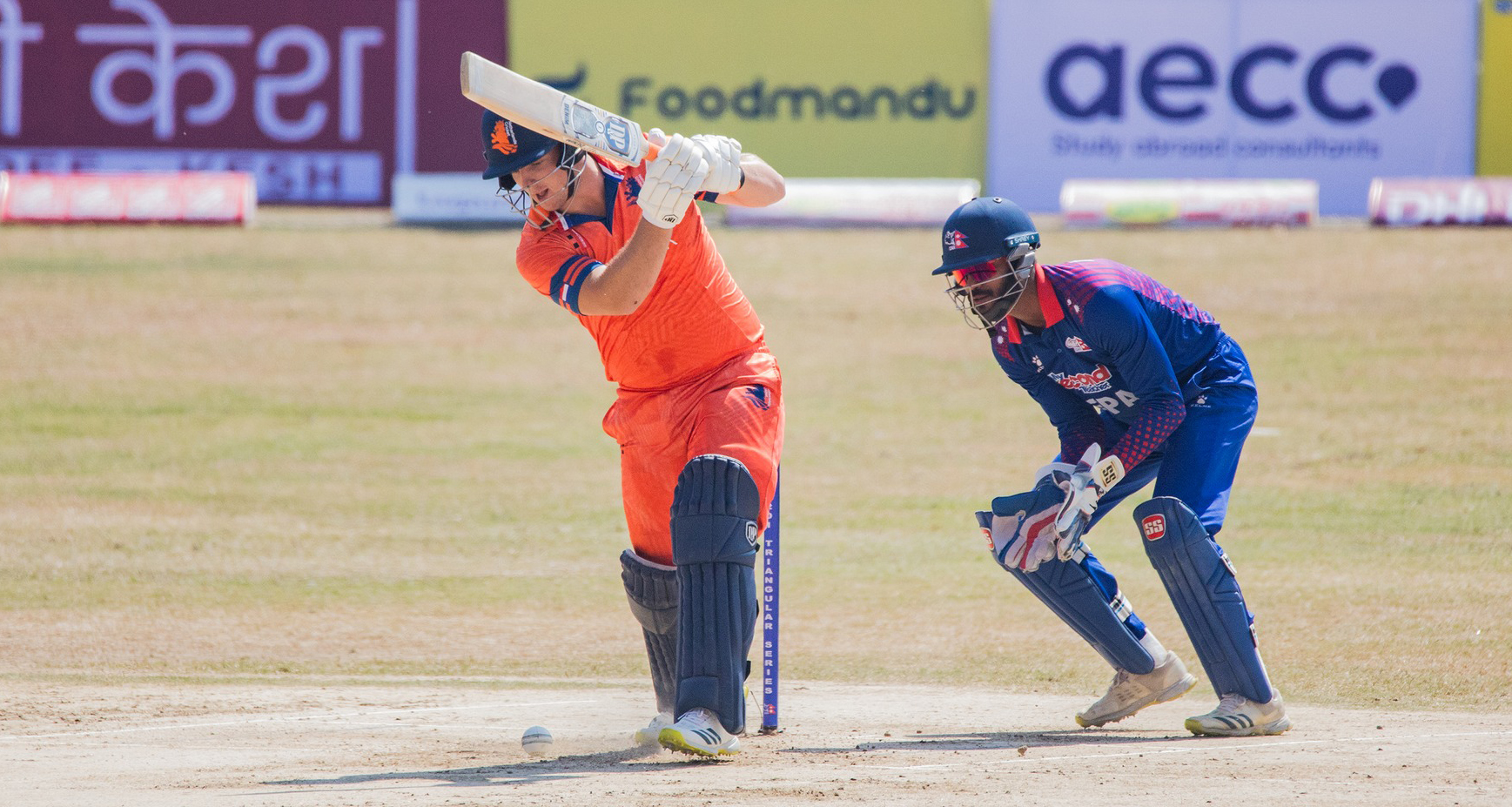 नेदरल्याण्डले नेपाललाई दियो १८५ रनको लक्ष्य