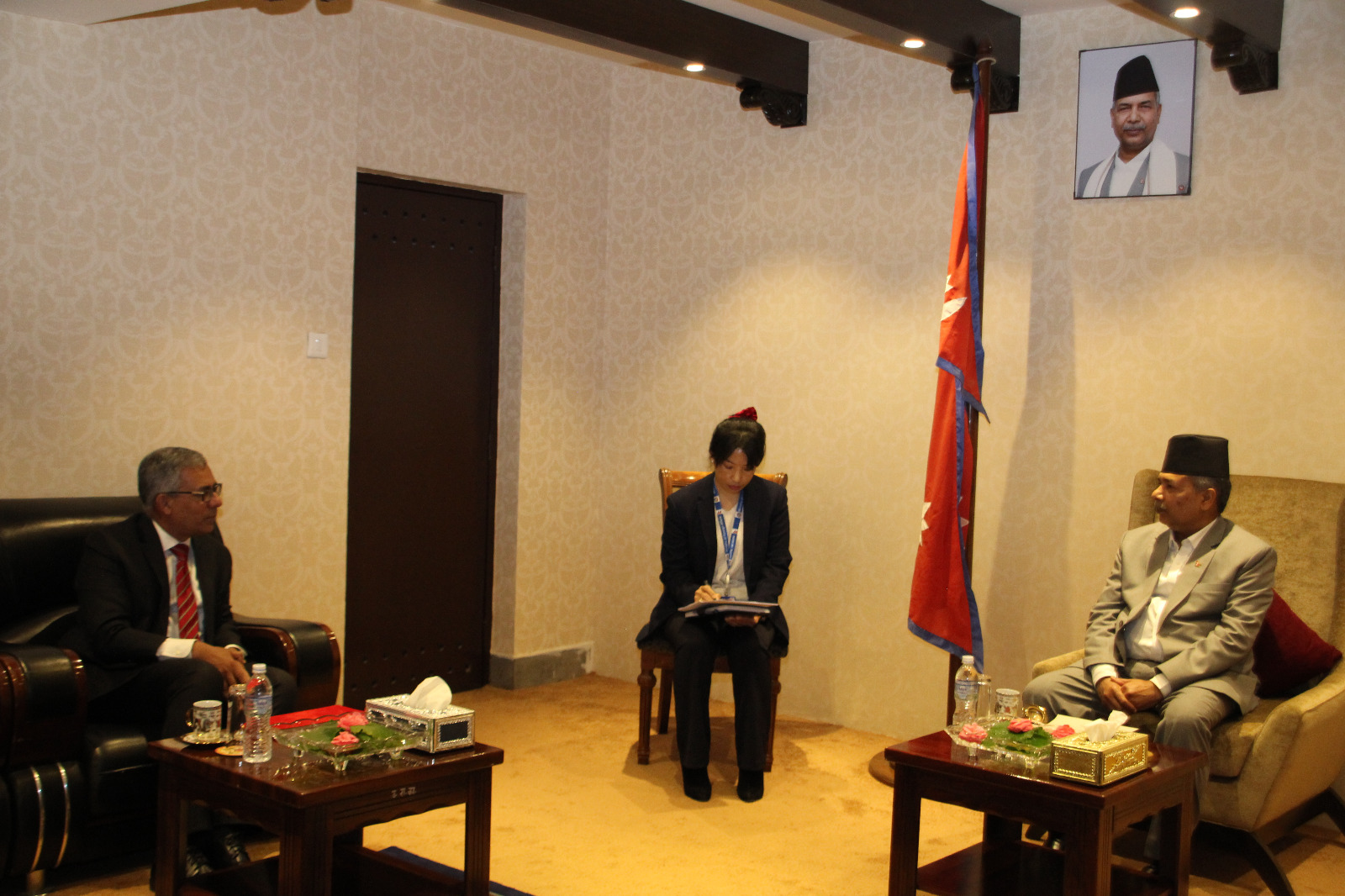 उपराष्ट्रपति यादवसँग बंगलादेशका राजदूतको शिष्टाचार भेट