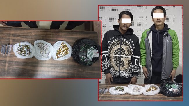 प्रतिबन्धित लागूऔषधसहित दुई जना पक्राउ