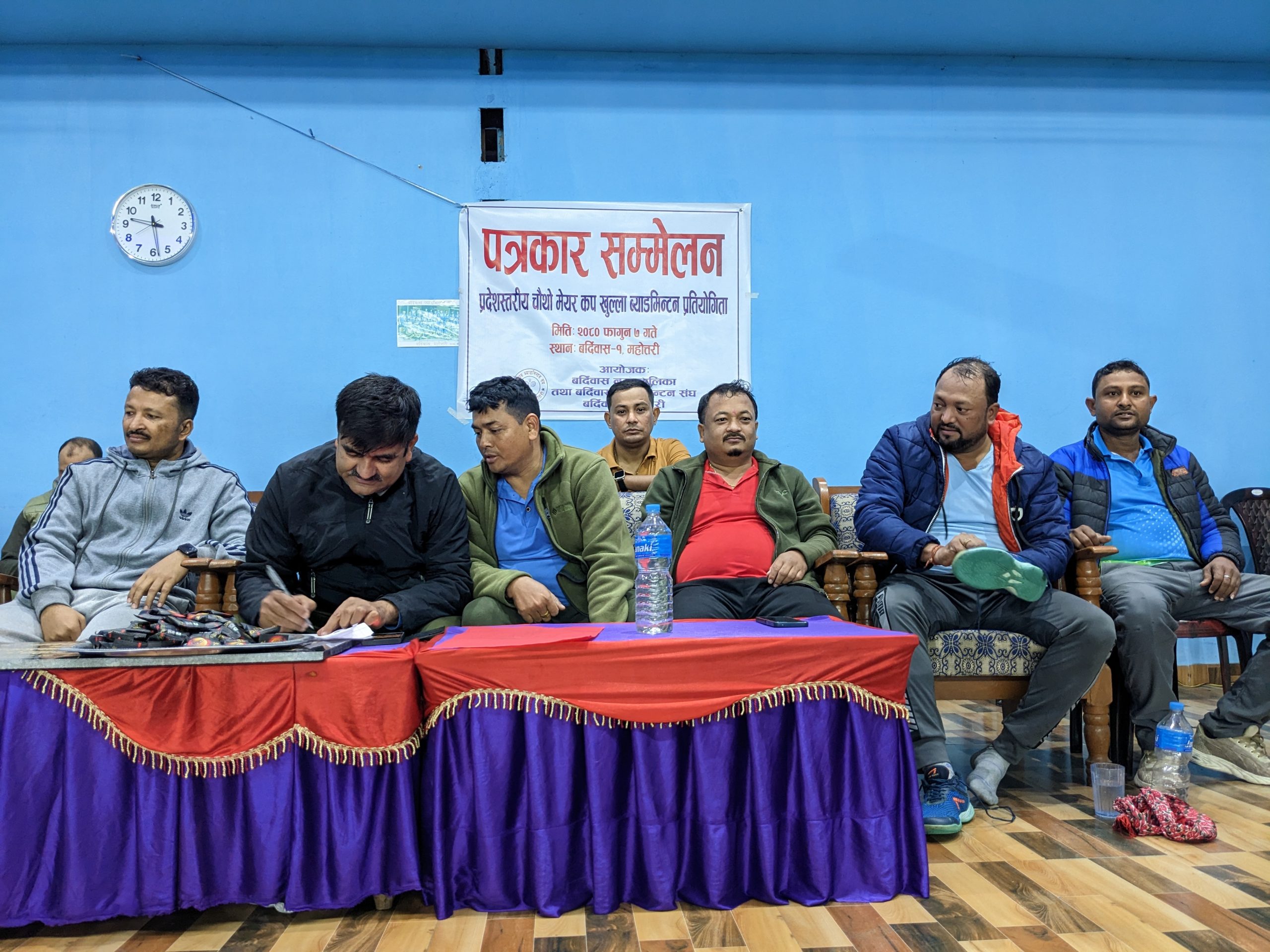 बर्दिवासमा प्रदेशस्तरीय चौथो मेयर कप खुल्ला ब्याडमिन्टन प्रतियोगिता हुँदै