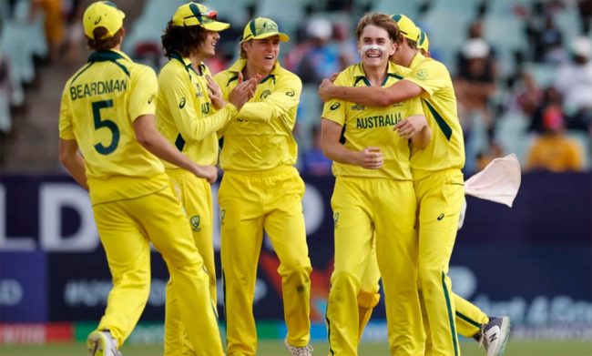 अस्ट्रेलियाले जित्यो यू-१९ विश्वकप क्रिकेटको उपाधि
