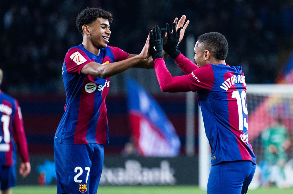 ओसासुनामाथि बार्सिलोनाको जित