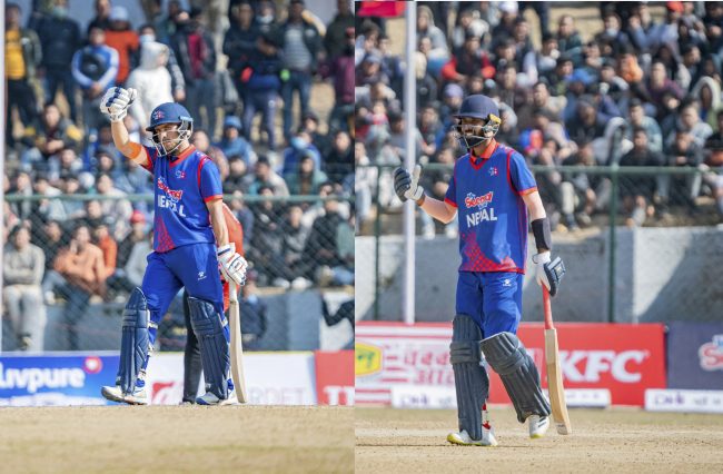 अनिल र भीमको शतकीय पारीमा नेपालको शानदार जित