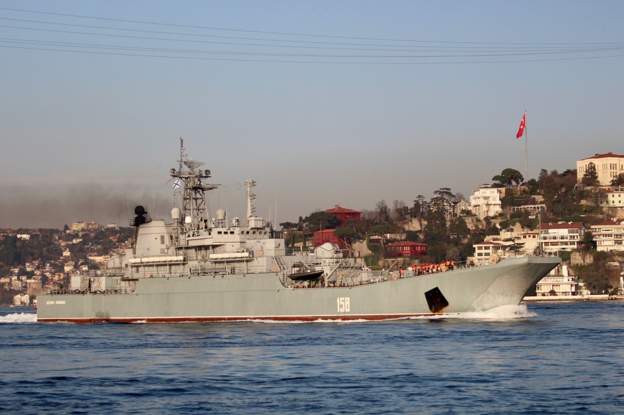 कालो सागरमा रुसी नौसैनिक जहाज डुबाएको युक्रेनको दाबी