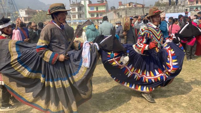 नुवाकोट महोत्सवमा लोपोन्मुख घोडा नाच आकर्षण