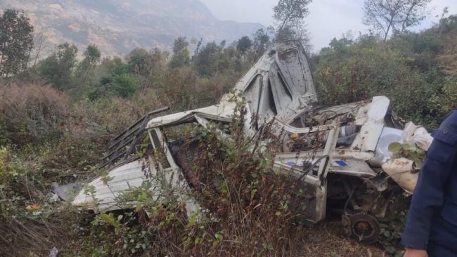 धादिङमा जिप दुर्घटनाः एक जनाको मृत्यु, पाँच जना घाइते
