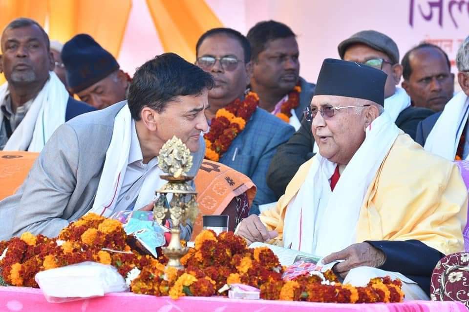 माधव नेपाल विदेशी भ्रष्टाचारीको मतियार भएको ओलीको आरोप