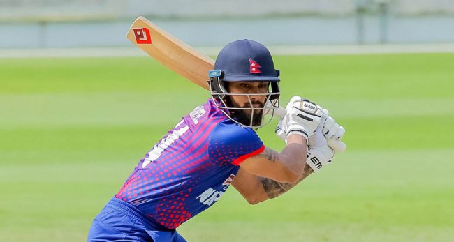 कुशल भुर्तेलको अर्धशतक