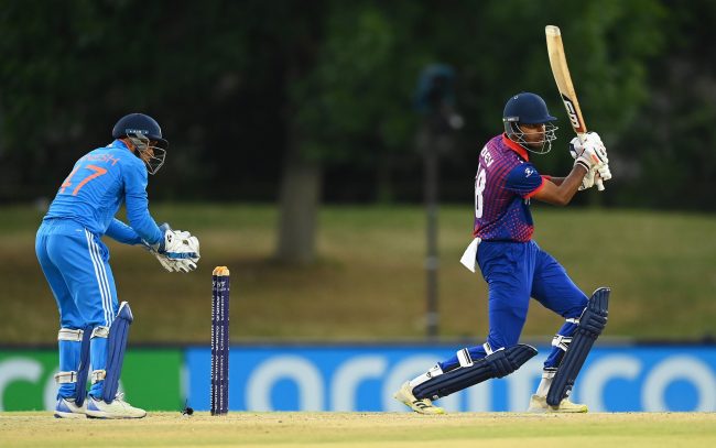 विश्वकप क्रिकेट : नेपाल भारतसँग १३२ रनले पराजित