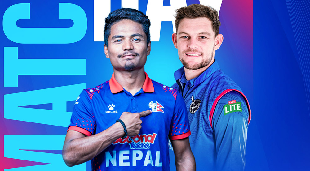 नामिबियाविरुद्ध नेपालले टस हार्‍यो