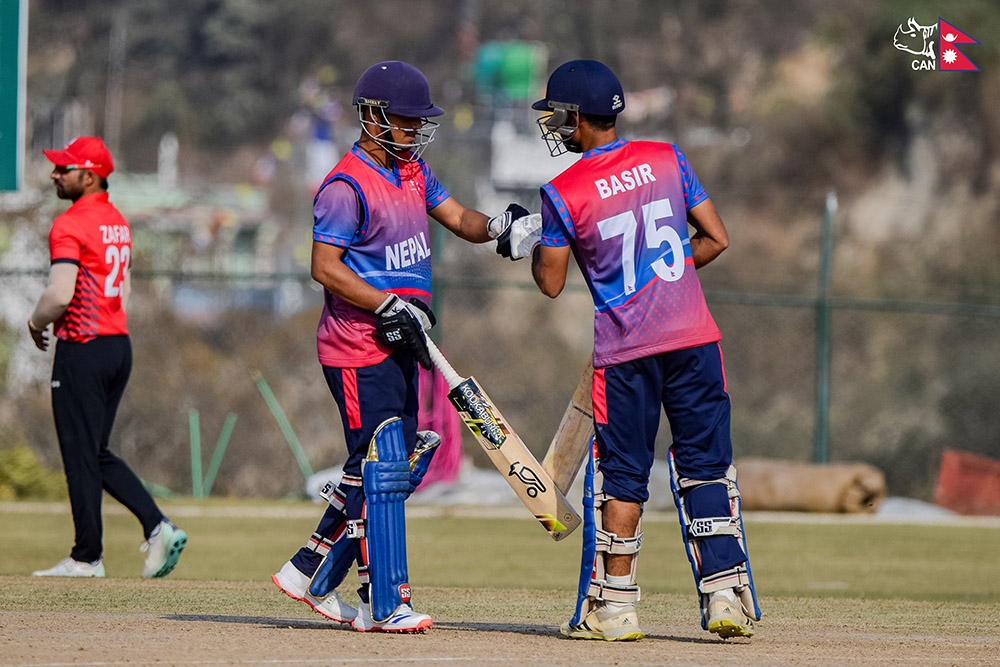 क्यानडा–११ माथि नेपाल ए २ विकेटले विजयी