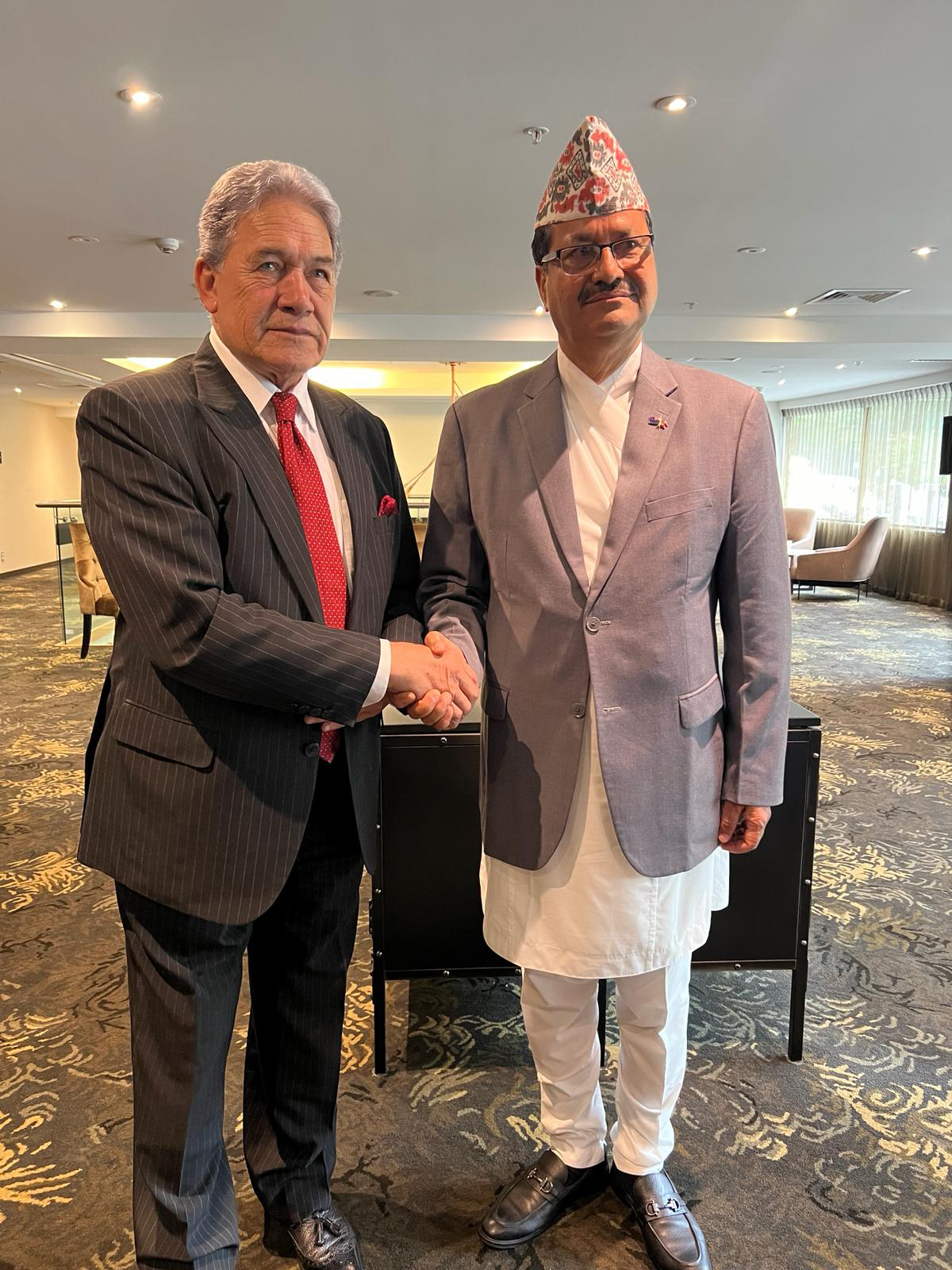 नेपाल-न्युजिल्याण्ड द्विपक्षीय बैठक