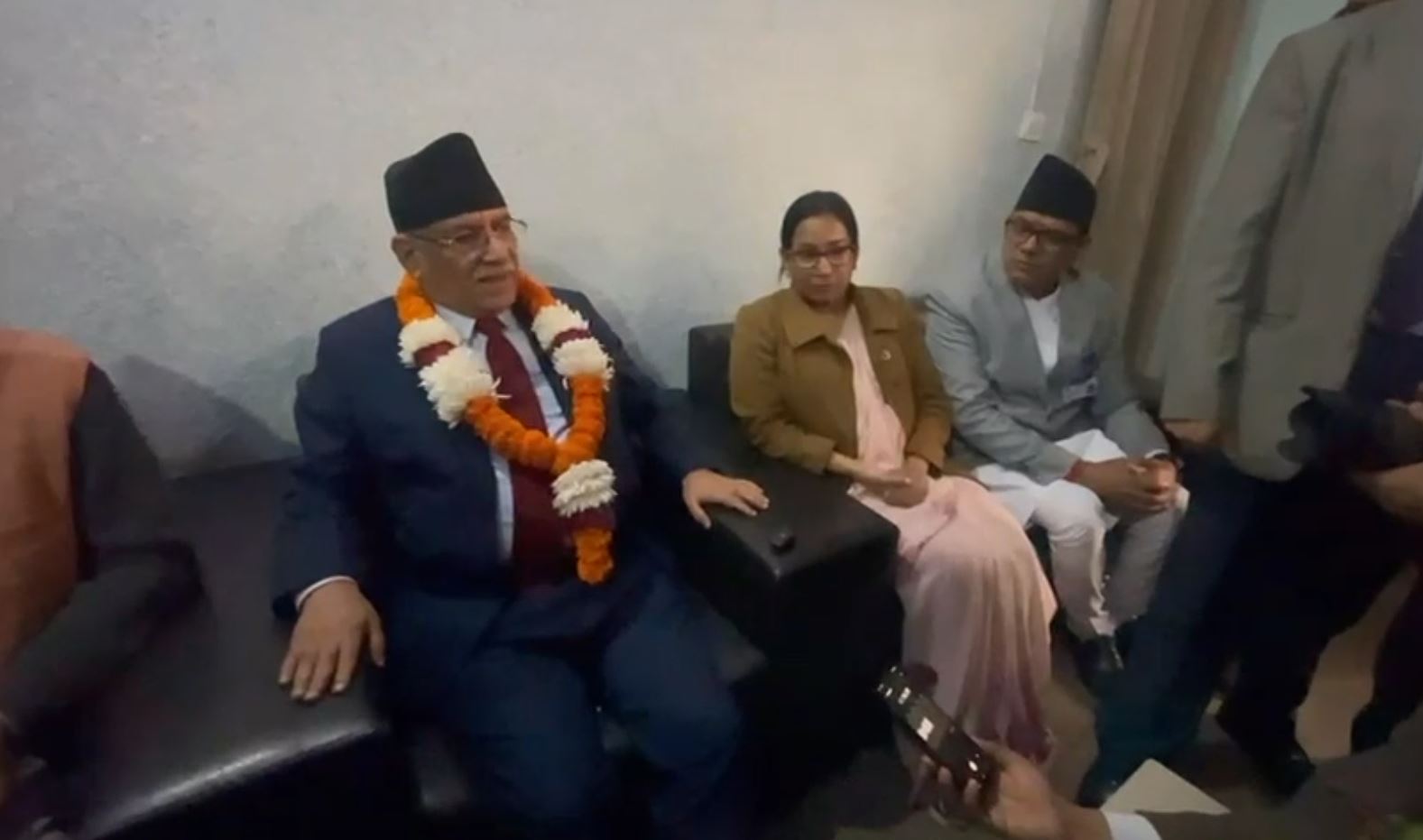 राष्ट्रियसभाको अध्यक्ष माओवादीले पाउनुपर्ने विषयमा पार्टीभित्र लिखित निर्णय भएको छैनः प्रधानमन्त्री दाहाल