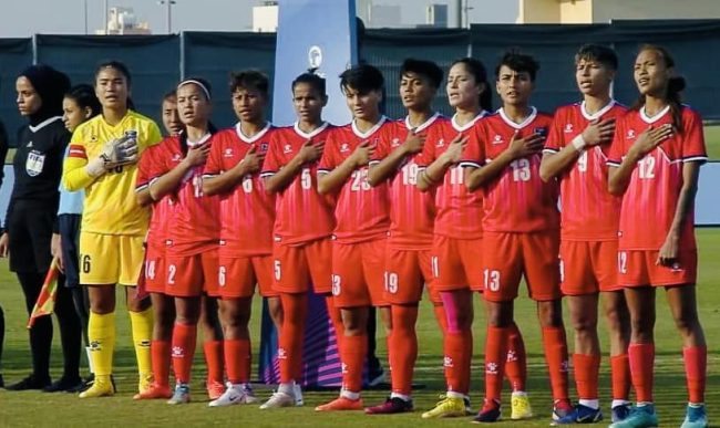 साफ महिला फुटबल प्रतियोगिता काठमाडौंमा हुने