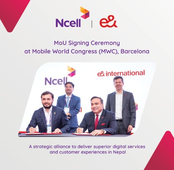 एनसेल र ईएन्ड इन्टरनेसनलबीच डिजिटल सेवा र ग्राहक अनुभव प्रदान गर्ने समझदारी