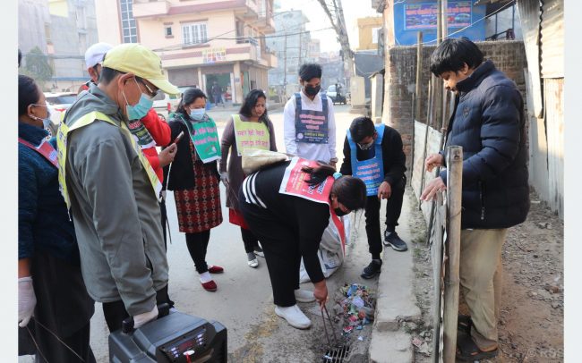 एकसय ९९ हप्तादेखि हरेक शनिबार सामाखुशी क्षेत्रमा निरन्तर सरसफाइ