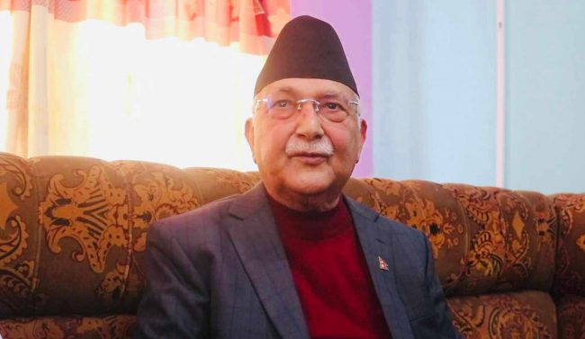 गृहमन्त्री रवि लामिछानेलाई बदनाम गर्न खोजियोः केपी ओली