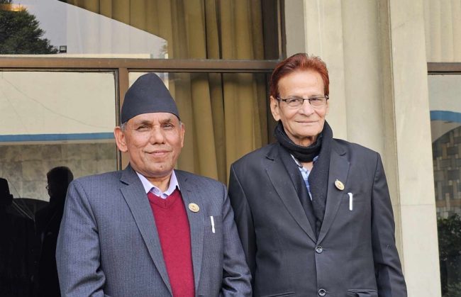 राष्ट्रिय सभा अध्यक्षमा शर्मा र दाहाललाई निर्वाचित गरियोस् भन्ने प्रस्ताव पेस