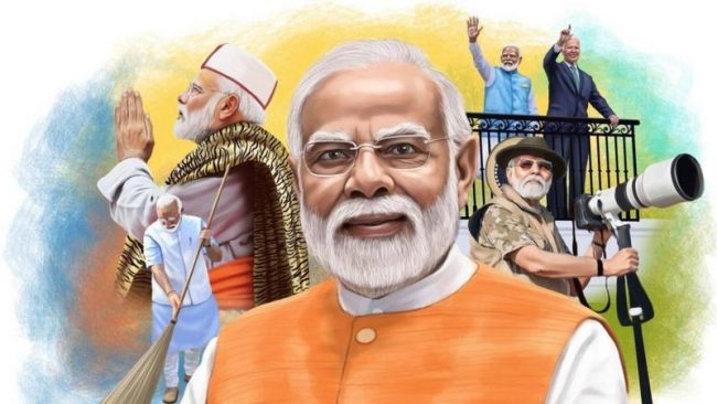 नरेन्द्र मोदी जो विवादास्पद राजनीति गर्दै भारतको सत्तामा उदाए