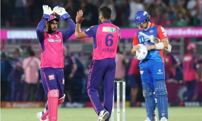 दिल्लीको लगातार दोस्रो हार, राजस्थान १२ रनले विजयी