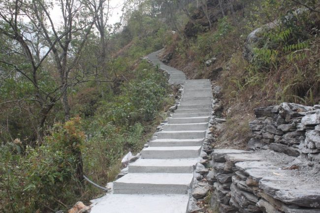 बागलुङमा एक वर्षमा १२ हजार मिटरभन्दा बढी पदमार्ग निर्माण