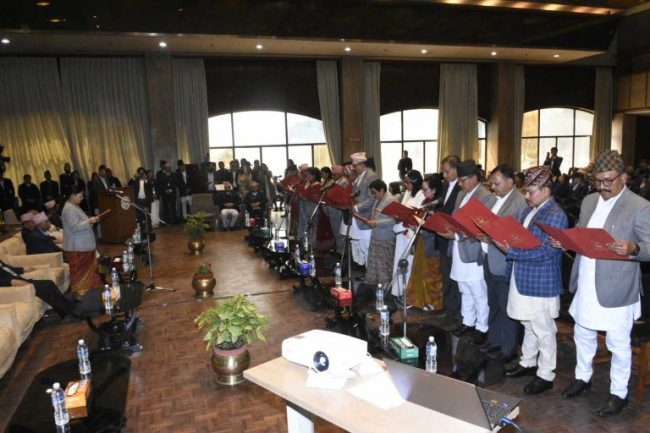 राष्ट्रिय सभाका नवनिर्वाचित सदस्यले लिए शपथ