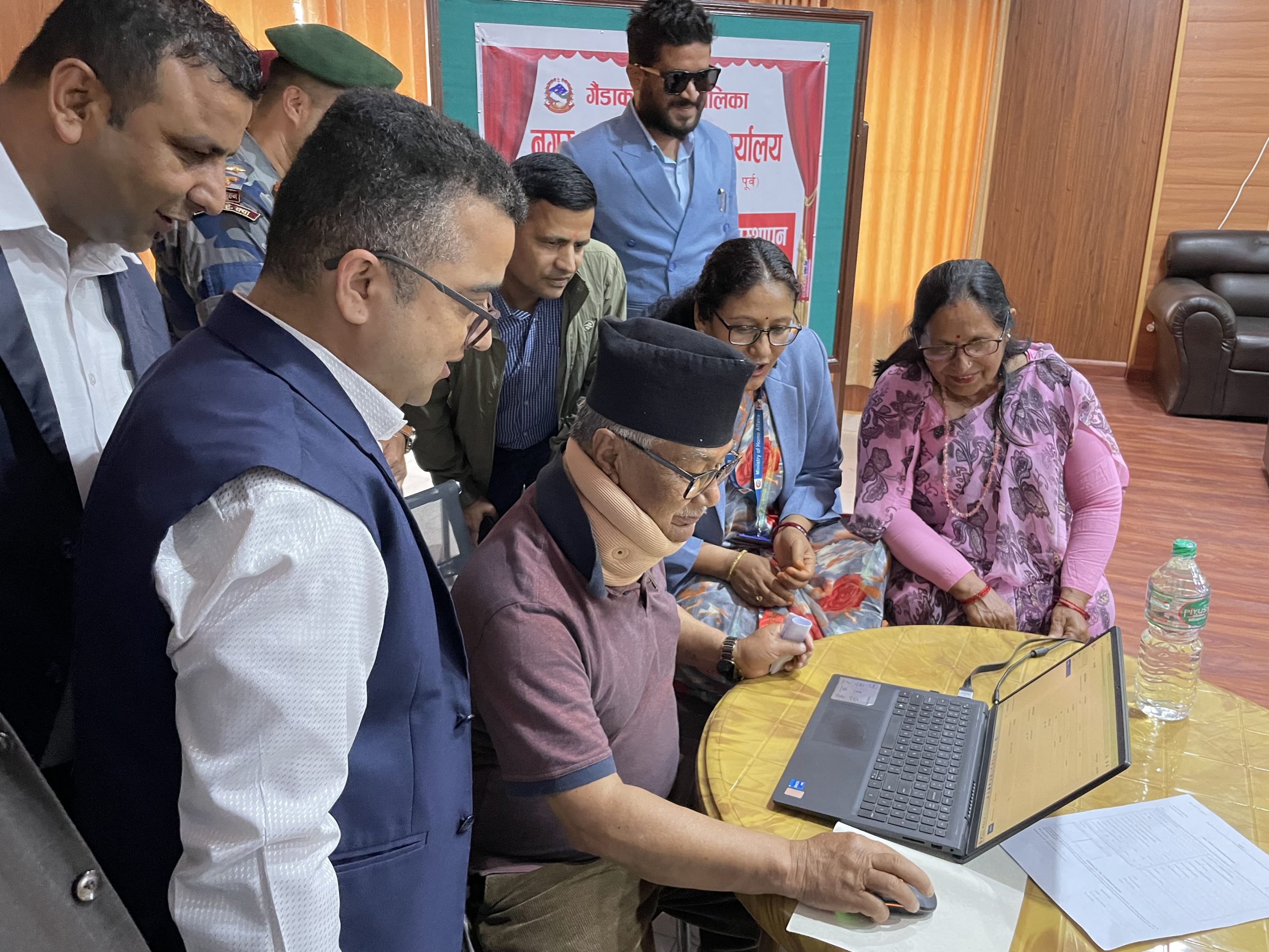 गैँडाकोट नगरपालिकामा अनलाइनबाट नागरिकता सिफारिस