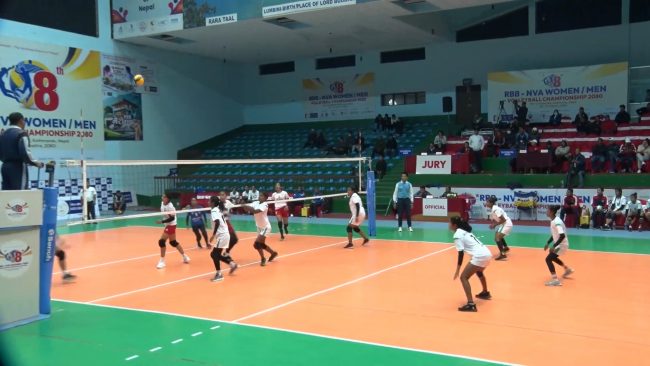 आठौँ आरबीबी एनभिए भलिबल च्याम्पियनसिपको महिलातर्फ न्यु डायमण्ड सेमिफाइनलमा