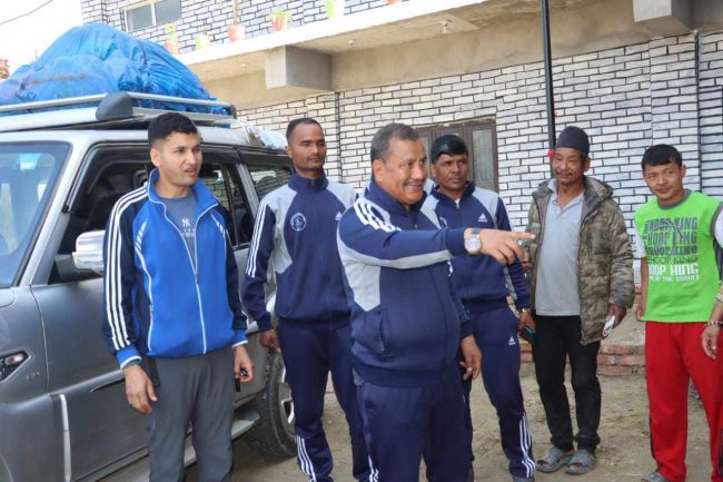 स्याउखेतीका लागि महासचिव विप्लव जुम्लामा