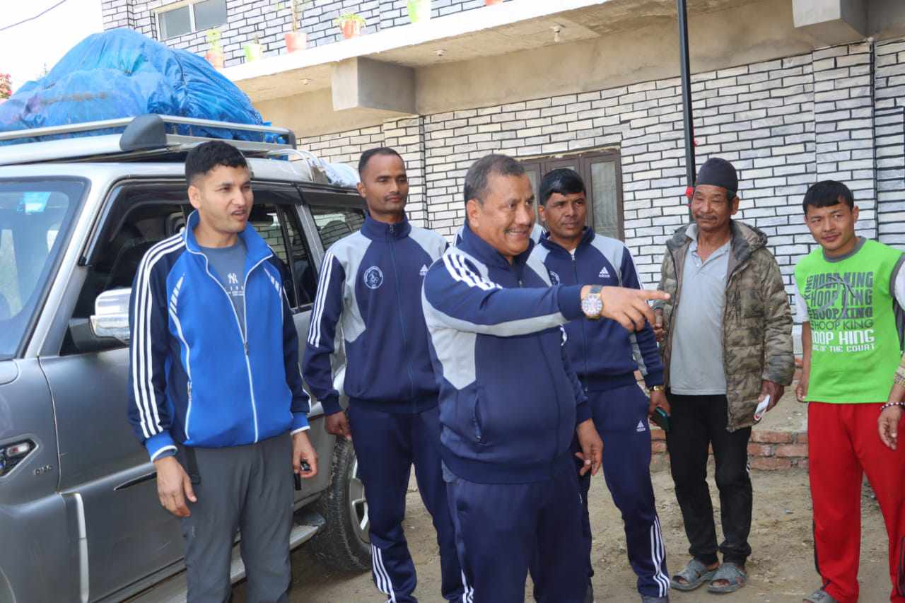 स्याउखेतीका लागि महासचिव विप्लव जुम्लामा