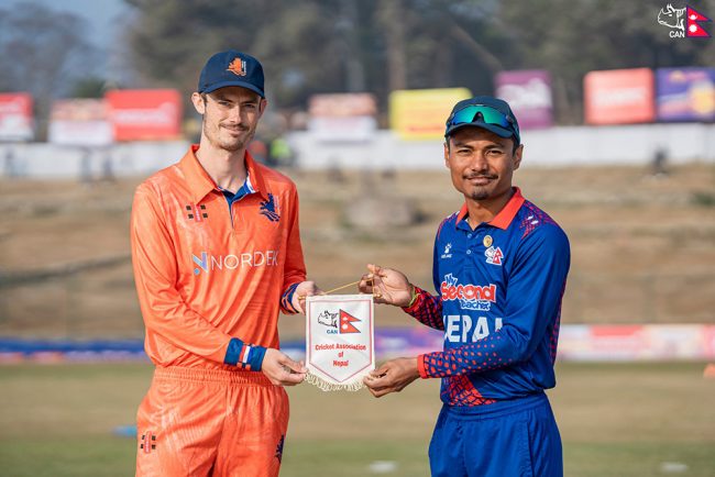 नेपाल र नेदरल्याण्ड्सले टी-२० सिरिजको फाइनल खेल्ने