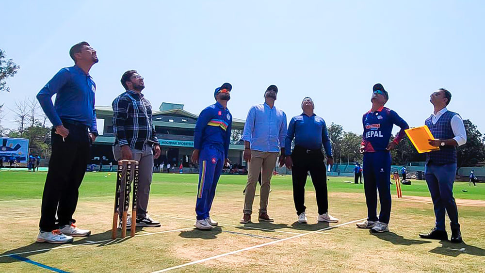 गुजरातले नेपाललाई दियो ९९ रनको लक्ष्य