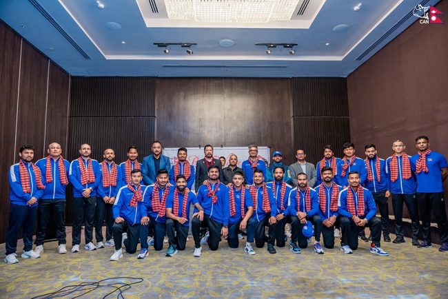 नेपाली राष्ट्रिय क्रिकेट टिम भारत प्रस्थान
