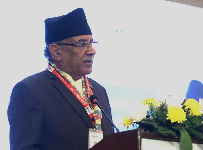 ‘पेपरलेस र फेसलेस’ प्रणालीबाट सुशासनको लक्ष्य हासिल गर्नुपर्छ :  प्रधानमन्त्री दाहाल