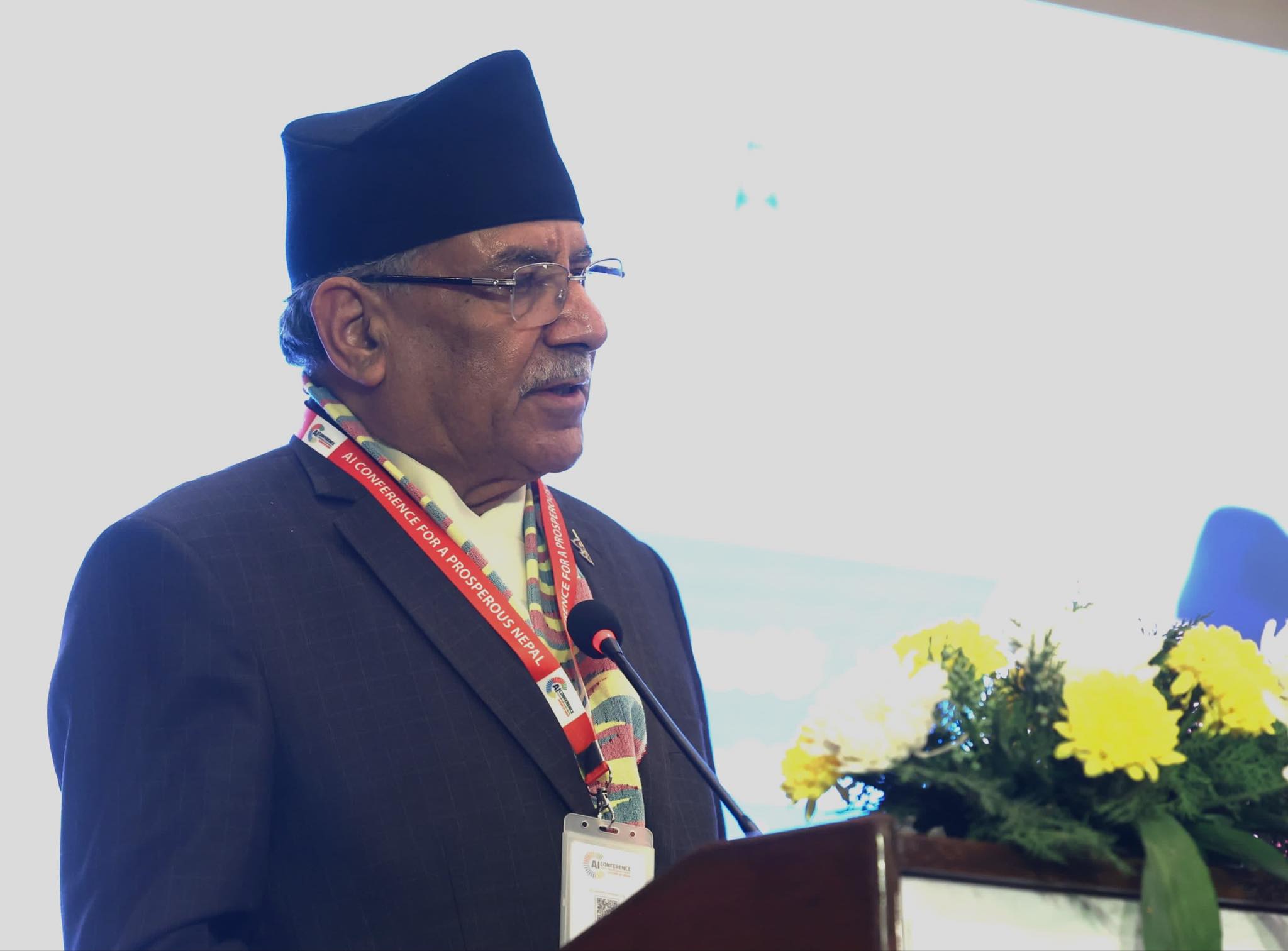 ‘पेपरलेस र फेसलेस’ प्रणालीबाट सुशासनको लक्ष्य हासिल गर्नुपर्छ :  प्रधानमन्त्री दाहाल