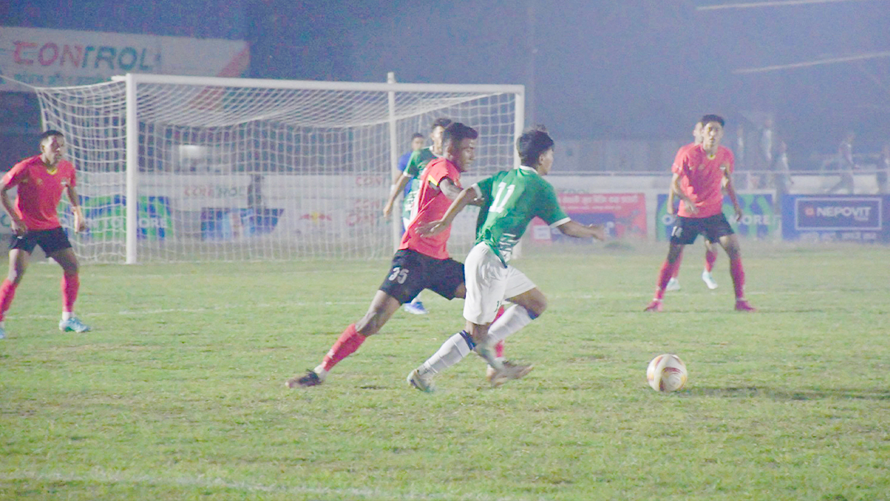 इटहरी गोल्डकपः त्रिभुवन आर्मी सेमिफाइनलमा