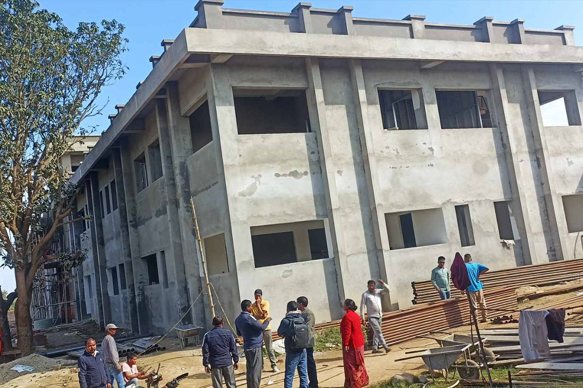कैलारीमा पन्ध्र शय्या अस्पताल निर्माण अन्तिम चरणमा