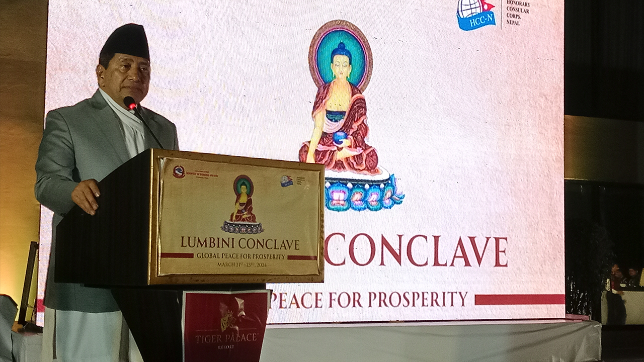 लुम्बिनी बौद्ध दर्शनको उद्गमस्थल हो: उपप्रधानमन्त्री श्रेष्ठ