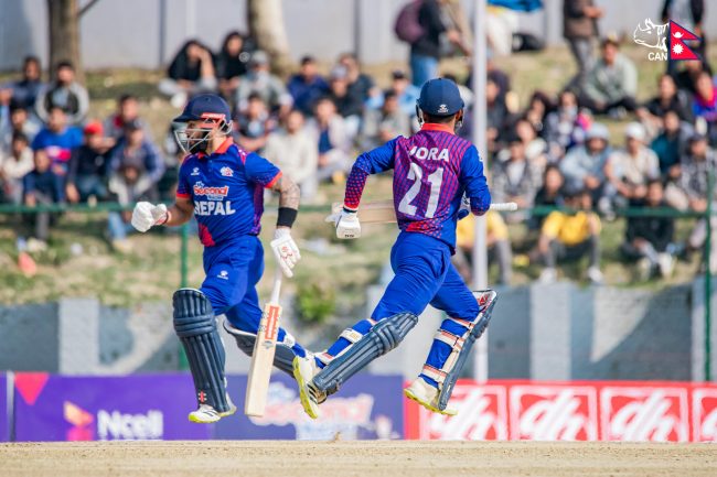 आयरल्याण्ड वुल्भ्समाथि नेपाल ६ विकेटले विजयी