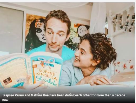 सुटुक्क बिहे गरिन् बलिउड हिरोइन तपसी पन्नुले