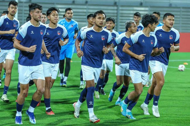 नेपालले बहराइनको सामना गर्दै