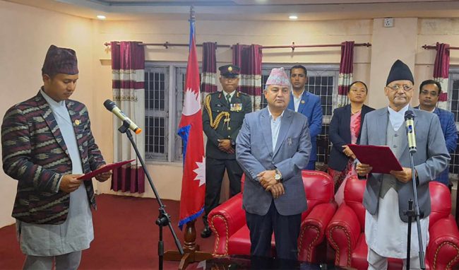 हाम्रो नेपाली पार्टीले नवनियुक्त मन्त्री बज्राचार्यलाई कारबाही गर्ने