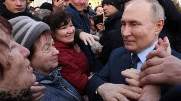 भ्लादिमिर पुटिन पाँचौं पटक रुसको राष्ट्रपति बन्दै, भारी अन्तरले जितेको दाबी