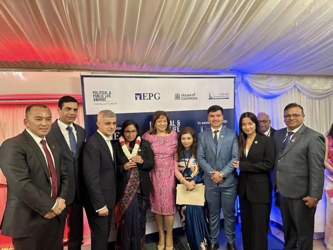 भरतपुर महानगर प्रमुख दाहाललाई ‘इन्टरनेसनल मेयर अवार्ड’