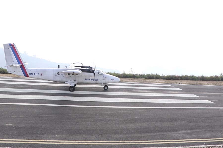 रेसुंगा विमानस्थलबाट आजदेखि सातामा तीन उडान